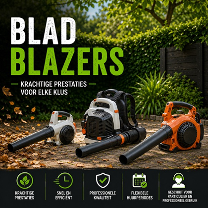 Bladblazer huren | Professionele bladblazers | Conmat Verhuur Professionele bladblazers voor tuin- en terreinonderhoud bij Conmat Verhuur